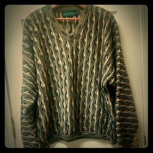 Vintage Tundra XL Sweater Mercerized Cotton brown